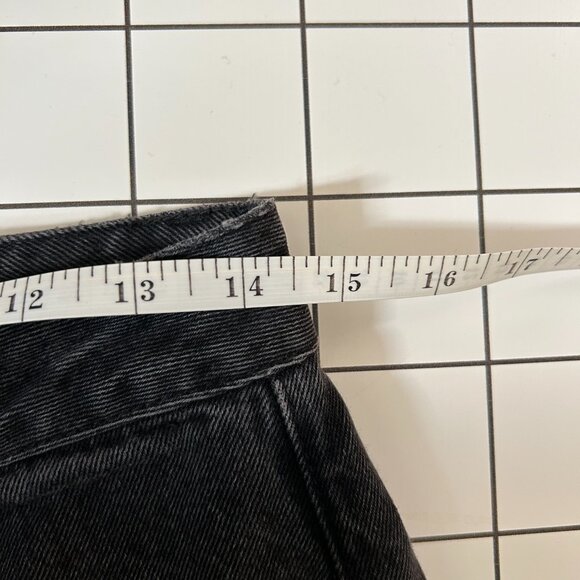 Afends Shelby Organic Denim Wide-Leg Jeans – Black (Size 26) - Picture 10 of 12